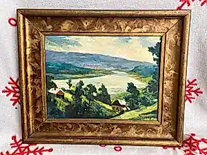 Vladimir Pavlosky - Russisch rivierlandschap van Sibirie kopen? Bied vanaf 79!