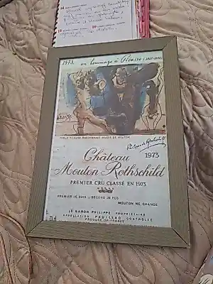 Pablo Picasso - Chateau mouton rotchild kopen? Bied vanaf 150!
