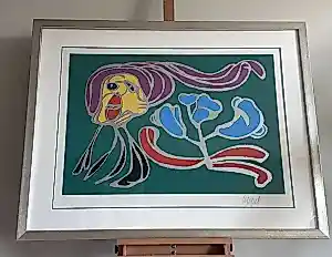 Karel Appel - Flower Passion Silver kopen? Bied vanaf 900!