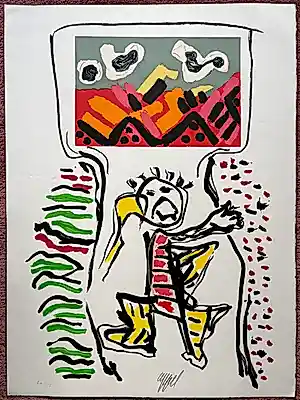 Karel Appel - Tantrika I kopen? Bied vanaf 750!