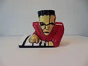 Herman Brood - Sculptuur van Kunsthars DE PIANIST incl C.O.A. kopen? Bied vanaf 89!