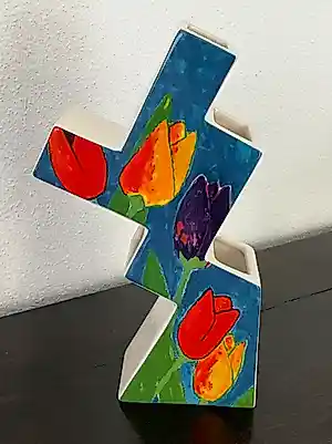 Plateelbakkerij Schoonhoven - Tulpenvaas kopen? Bied vanaf 37!