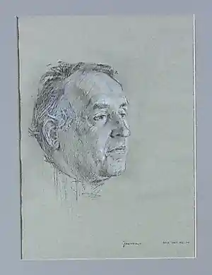 Jan Asselbergs - MANSPORTRET / ORIGINEEL WERK / 52x40cm / KADER / SIG kopen? Bied vanaf 20!