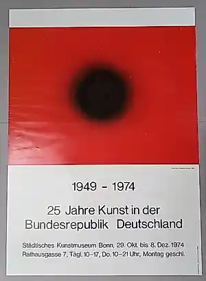 Otto Piene - Schwarze Sonne Original Ausstellungsplakat Bonn 1974 kopen? Bied vanaf 70!
