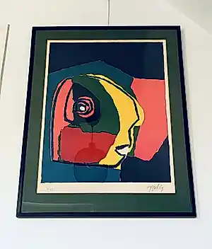 Karel Appel - Figuur compositie - EA - 1969 kopen? Bied vanaf 785!