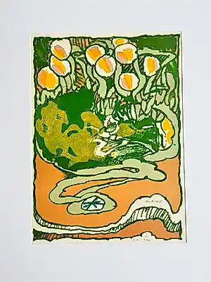 Pierre Alechinsky - Flying Objects /Objets Volants, gesigneerde litho - kopen? Bied vanaf 1225!