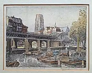 Marius Janssen - Rotterdam. Kleurenets. verkocht voor € 49!