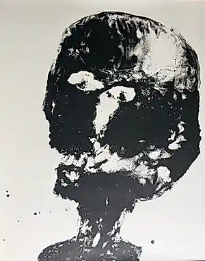 Armando - litho ‘Der Kopf Schwarz’ - 1991 - oplage 50. kopen? Bied vanaf 425!