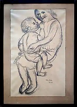 Henk Henriet - 3-delig kavel: 2x tekening & gesigneerd boek. Collectie Roelf Jongman 1934 kopen? Bied vanaf 250!