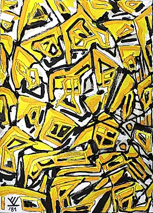 Vincent van Volkmer - Original Gemälde No. 1511 signiert kopen? Bied vanaf 80!