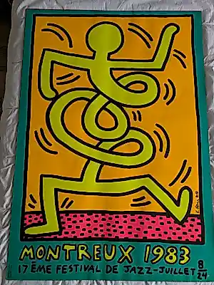 Keith Haring - Montreux Jazz Festival 1983 (Albin Uldry) kopen? Bied vanaf 125!