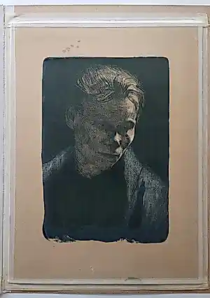 Kathe Kollwitz - Arbeidersvrouw met blauwe sjaal. kopen? Bied vanaf 799!