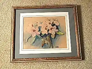 Claire Bonebakker - Aquarel - Bloemenstilleven kopen? Bied vanaf 85!