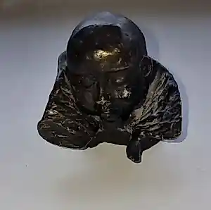 Brons (Onbekend) - mooie brozen beeldje van kinder hoofdje kopen? Bied vanaf 25!