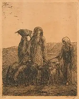 Marius Bauer - Herderinnen kopen? Bied vanaf 150!