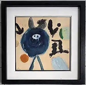 Eugène Brands - abstract diertje kopen? Bied vanaf 1895!