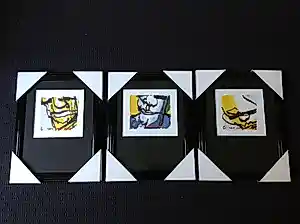 Herman Brood - Uniek mooie serie van 3 gezichten drieluik kopen? Bied vanaf 275!