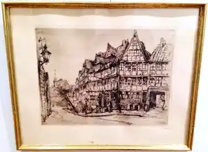 Amelie Ruths - Hamburg, unten rechts mit Bleistift signiert kopen? Bied vanaf 110!
