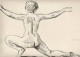 Karl Schäfer - - ANMUT WEIBLICHEN AKTES - OriginalLithographie des SCHWÄBISCHEN MALERs & BILDHAUERs 1940 handsign. verkocht voor € 36!