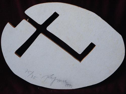 Felix Droese - Baumkreuz, Mappenwerk, eins v. 100 Expl. sign. Objekte von div. Künstlern verkocht voor € 800!