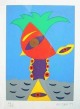Gustavo Panalver Vico - Composition in Siedruck - handsigniert & numeriert 1979 verkocht voor € 55!