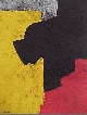 Serge Poliakoff - Composition rouge, noire, jaune et gris verkocht voor € 300!