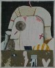Karl Korab - der Mann ohne Schnurrbart, Farbradierung 1972 verkocht voor € 50!