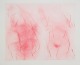 Claude Garache - Deux personne II, Farbradierung, handsigniert und nummeriert verkocht voor € 90!