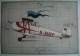 Alois Janak - Doppeldecker Radierung 1988 verkocht voor € 160!