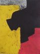 Serge Poliakoff - Farblthographie ?Komposition? verkocht voor € 450!