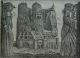 Otfried H. Culmann - Frauen vor der Stadt, Radierung von 1973 verkocht voor € 45!
