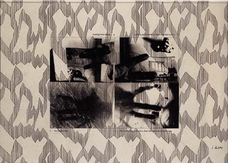 Sigmar Polke - HÄNDE - handsigniertes Exemplar, OFFSETDRUCK IN SCHWARZ AUF PAPIER MIT ELEFANTENHAUTDESIGN verkocht voor € 500!
