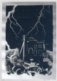 HA Schult - LA NUIT . SIEBDRUCK - SCHWARZBLAU - SILBER . Signiert verkocht voor € 140!