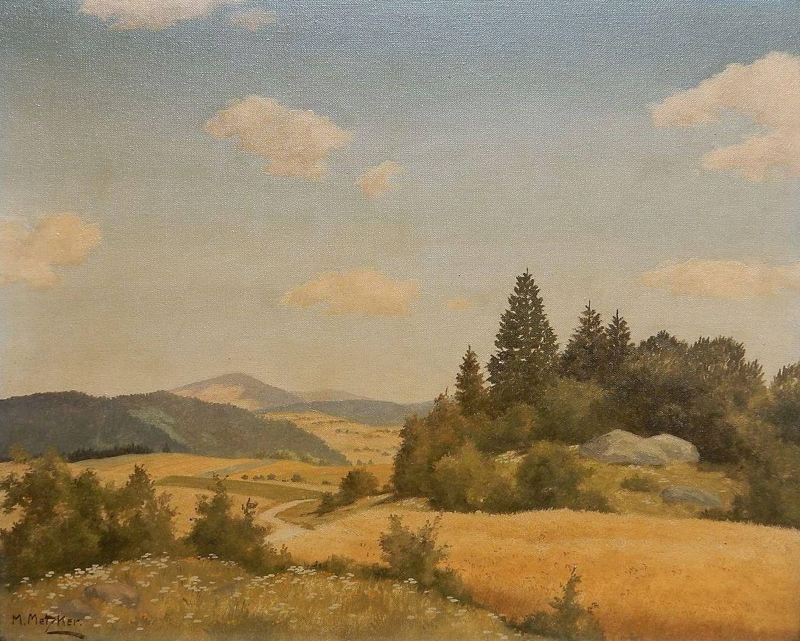 Martha Metzker - Landschaft, Ölgemälde 40x50 cm, signiert o.J. kopen? Bied vanaf 150!
