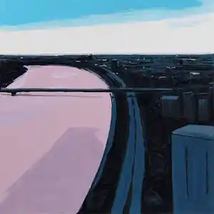 Sigrid Nienstedt - Landschaft SN 111, Original Siebdruck, 1999 kopen? Bied vanaf 160!