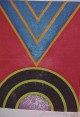 Hsiao Chin - Ohne Titel, Farbradierung 1964 verkocht voor € 70!