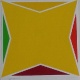 Larry Zox - Ohne Titel. Farbsiebdruck 1970 verkocht voor € 40!