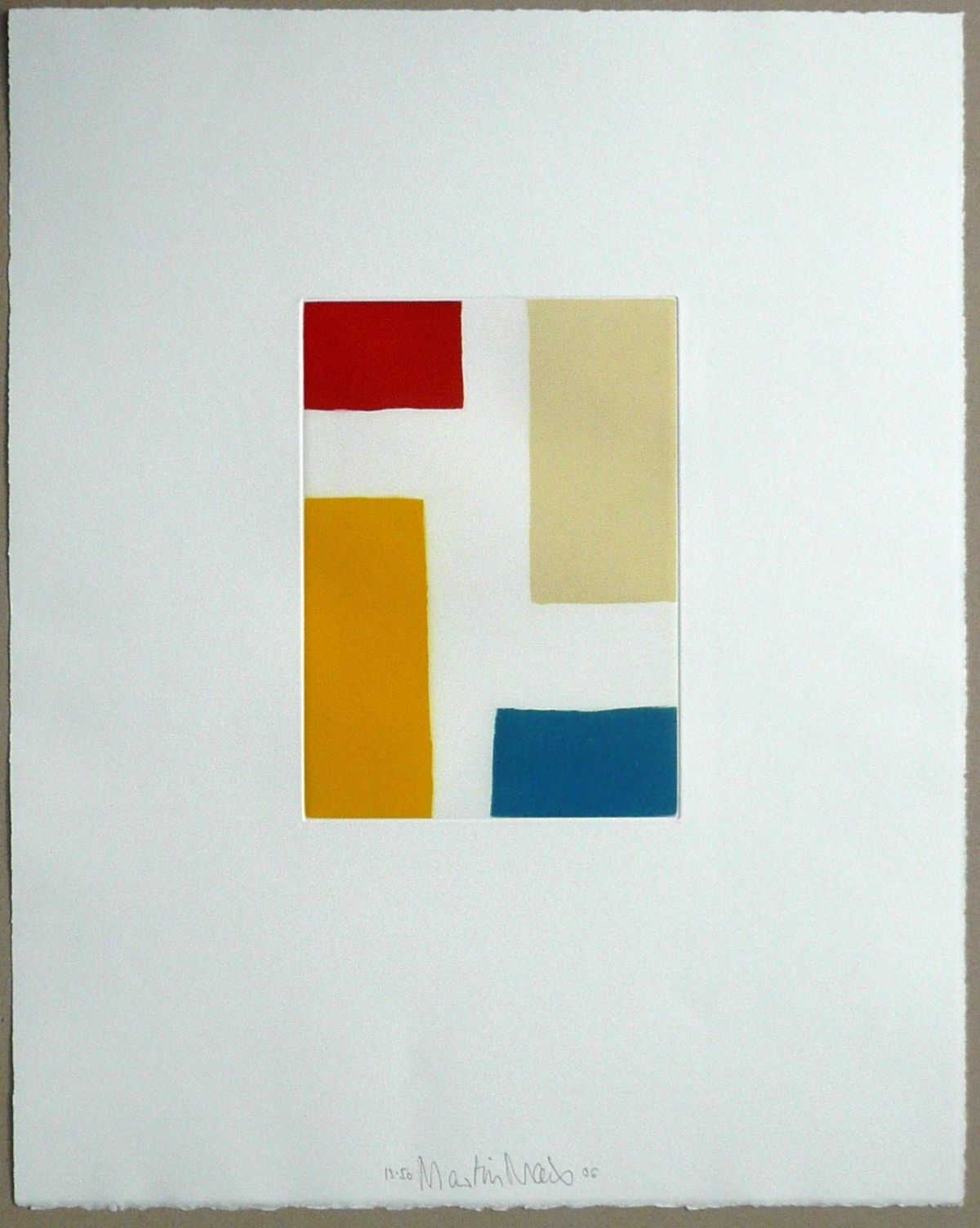 Martin Noël - Ohne Titel - handsignierte Radierung von 2006 verkocht voor € 360!