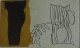 Kjeld Ulrich - Ohne Tittel, Farbradierung . 1995 verkocht voor € 60!