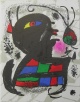 Joan Miro - Original-Farblithografie Nr. V, 1969, Litografia original V, aus Band III verkocht voor € 45!