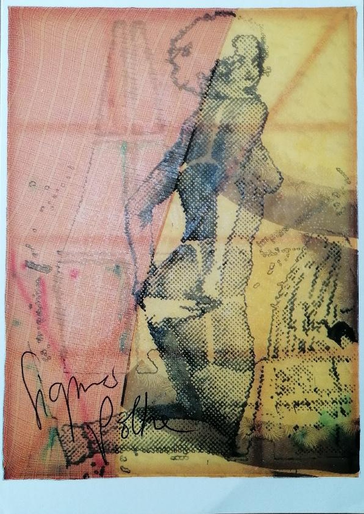 Sigmar Polke - Original KPK / Multiple "B-Mode" Handsigniert verkocht voor € 70!