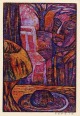 Esteban Fekete - Original-VierFarbenHolzSchnitt zu Vladimir NABOKOVs Fahles Feuer, 1968 kopen? Bied vanaf 60!