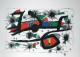 Joan Miro - o.T., Lithographie auf Bütten verkocht voor € 100!