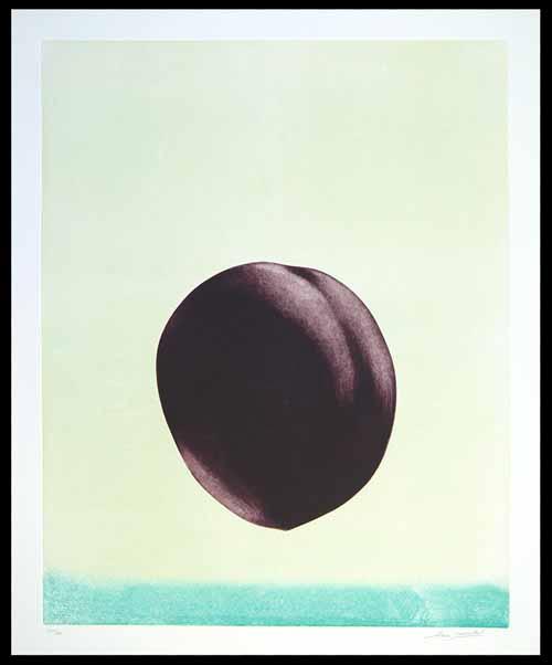 Hank Laventhol - Pflaume - Surrealistische Pop-Art - handsignierte und nummerierte Farbradierung - 102/300 verkocht voor € 55!