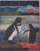 Jutta Votteler - Pinguine, Farbradierung 2001 verkocht voor € 60!