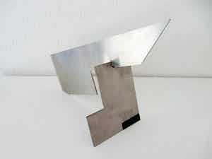Monica Gonzalez Tobon - Ruptura, Edelstahlskulptur, signiert 2003 verkocht voor € 392!
