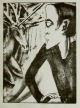 Max Kaus - Sankt Julian mit dem Hirsch, Originallithographie 1919 verkocht voor € 35!