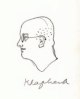 Konrad Klapheck - SELBST - unikate Bleistiftzeichnung, handsigniert verkocht voor € 160!