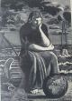 Karl Rössing - Signierter und datierter Original-Holzstich "Melancholie" 1935 verkocht voor € 110!