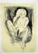 Clemens Gröszer - Sitzende 1999, Lithografie verkocht voor € 43!